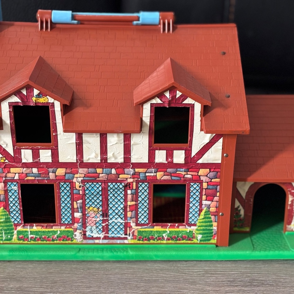 VINTAGE Fisher Price Little People 952 Play Family House 1986 Grandma Cowboy LOT - Picture 8 of 16